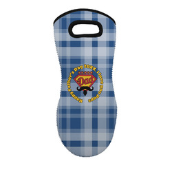 Hipster Dad Neoprene Oven Mitt w/ Name or Text