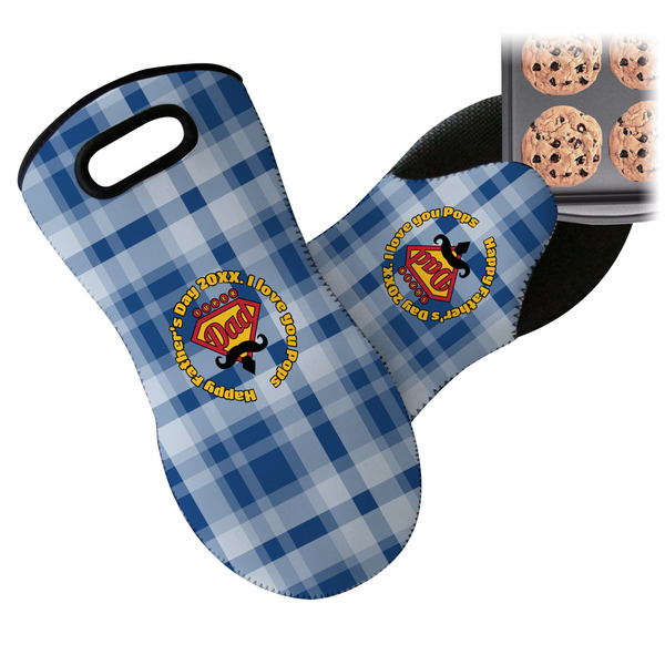 Hipster Dad Neoprene Oven Mitt