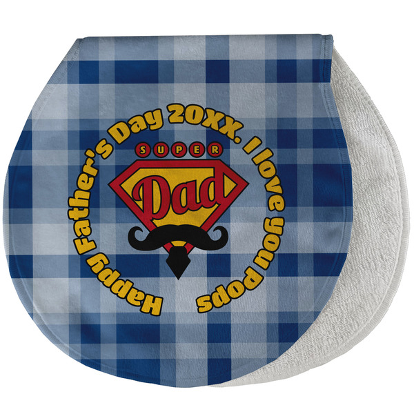 Hipster Dad New Baby Burp Folded