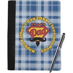 Hipster Dad Notebook Padfolio - Large w/ Name or Text