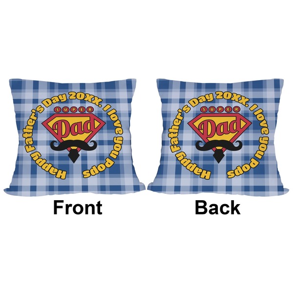 Hipster Dad Outdoor Pillow - 20x20