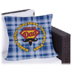 Hipster Dad Outdoor Pillow - 18" (Personalized)