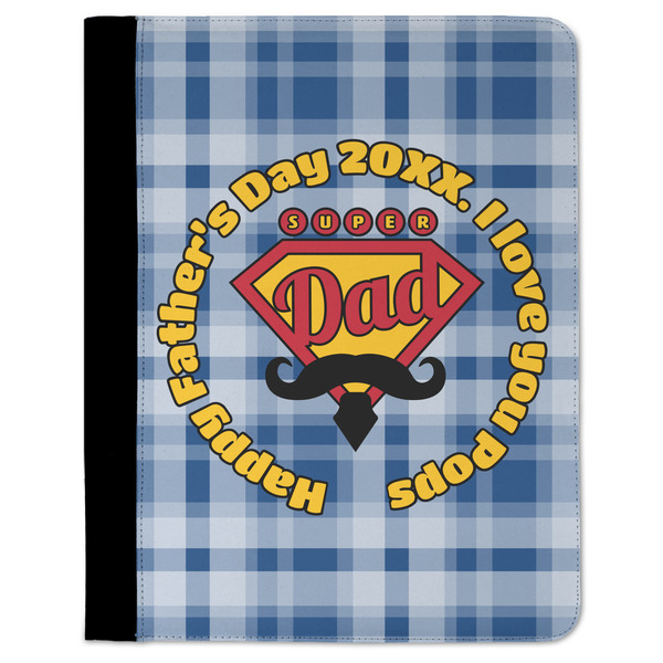 Custom Hipster Dad Padfolio Clipboard - Large (Personalized)