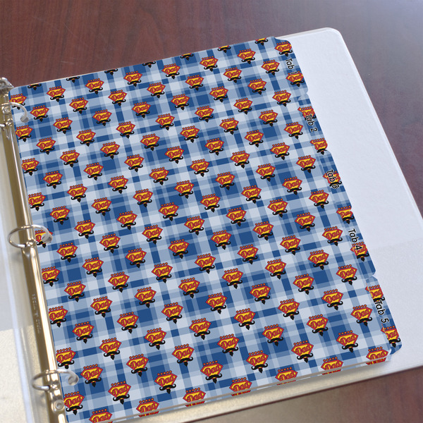 Hipster Dad Page Dividers - Set of 5 - In Context