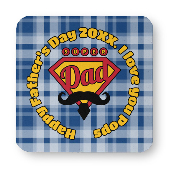 Hipster Dad Paper Coasters - Approval