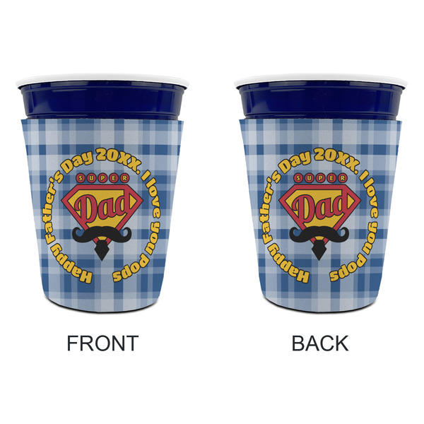 Hipster Dad Party Cup Sleeves - without bottom - Approval