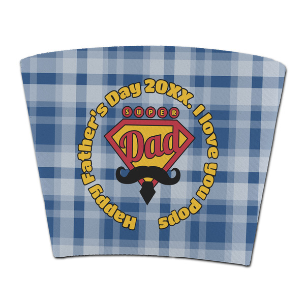 Custom Hipster Dad Party Cup Sleeve - without bottom (Personalized)