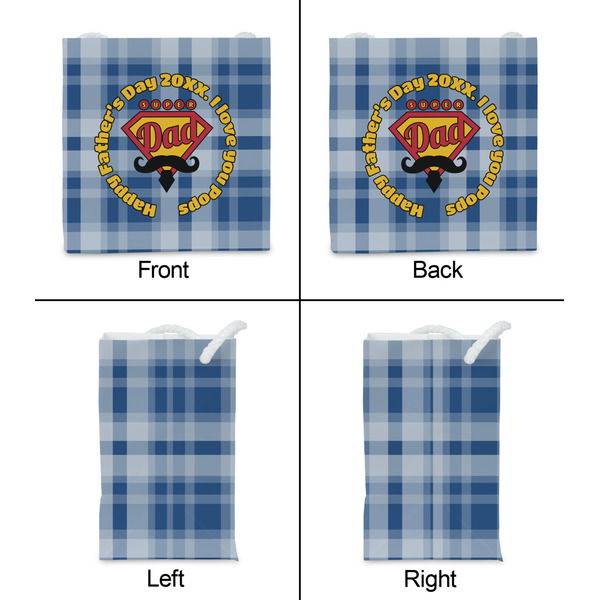 Hipster Dad Party Favor Gift Bag - Matte - Approval