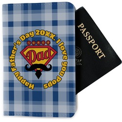 Hipster Dad Passport Holder - Fabric (Personalized)