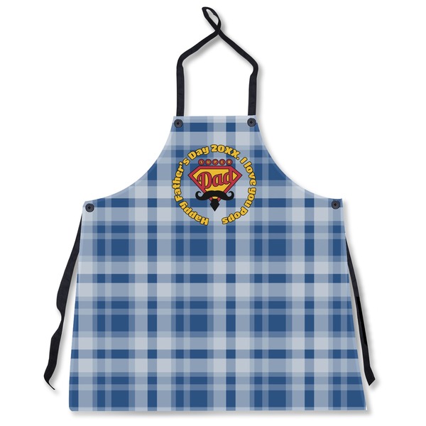 Custom Hipster Dad Apron Without Pockets w/ Name or Text