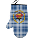 Hipster Dad Left Oven Mitt (Personalized)