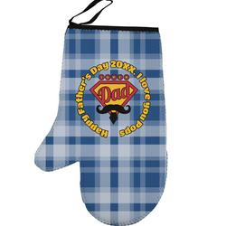 Hipster Dad Left Oven Mitt (Personalized)