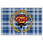 Hipster Dad Laminated Placemat w/ Name or Text