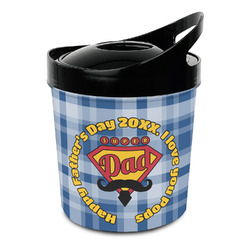 Hipster Dad Plastic Ice Bucket (Personalized)