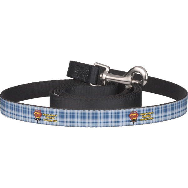 Custom Hipster Dad Dog Leash (Personalized)