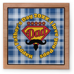 Hipster Dad Pet Urn w/ Name or Text