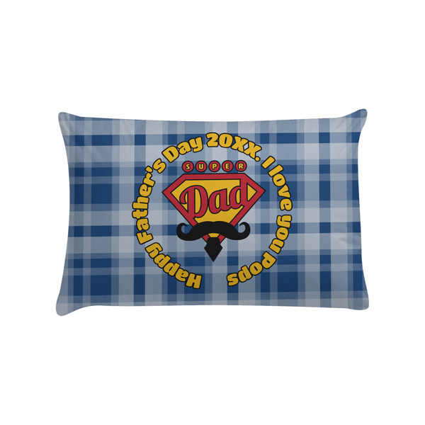 Custom Hipster Dad Pillow Case - Standard (Personalized)