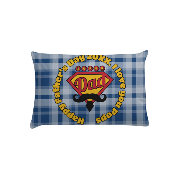 Custom Hipster Dad Pillow Case - Toddler (Personalized)