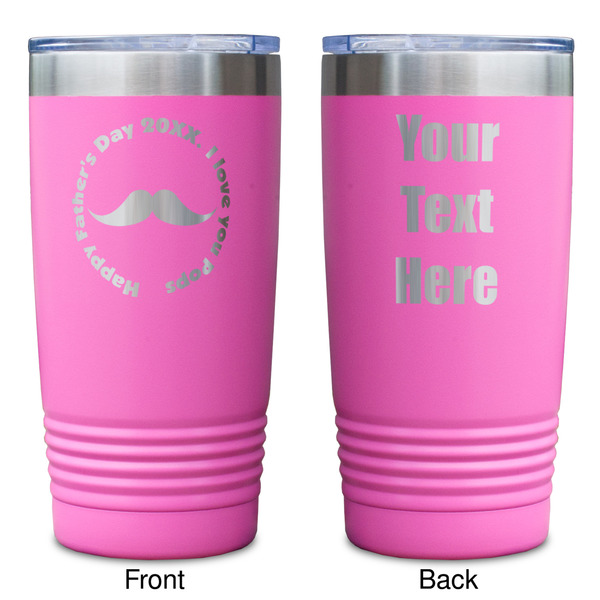 Hipster Dad Pink Polar Camel Tumbler - 20oz - Double Sided - Approval