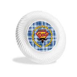 Hipster Dad Plastic Party Appetizer & Dessert Plates - 6" (Personalized)