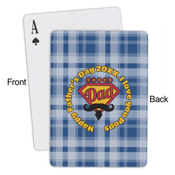 Hipster Dad Playing Cards - Approval