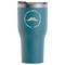 Hipster Dad RTIC Tumbler - Dark Teal - Front
