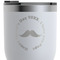 Hipster Dad RTIC Tumbler - White - Close Up