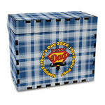 Hipster Dad Wood Recipe Box - Full Color Print (Personalized)