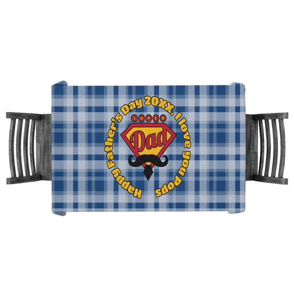 Custom Hipster Dad Tablecloth - 58"x58" (Personalized)