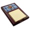 Hipster Dad Red Mahogany Sticky Note Holder - Angle