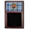 Hipster Dad Red Mahogany Sticky Note Holder - Flat