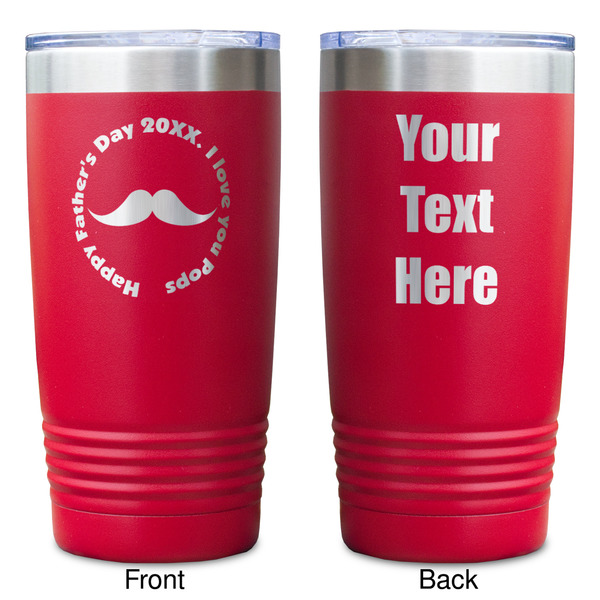 Hipster Dad Red Polar Camel Tumbler - 20oz - Double Sided - Approval