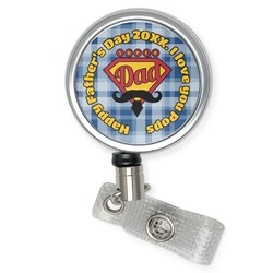 Hipster Dad Retractable Badge Reel (Personalized)