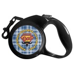 Hipster Dad Retractable Dog Leash - Large (Personalized)