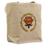 Hipster Dad Reusable Cotton Grocery Bag - Single (Personalized)