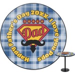 Hipster Dad Round Table - 30" (Personalized)