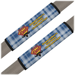 Hipster Dad Seat Belt Covers (Set of 2) (Personalized)