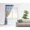 Hipster Dad Sheer Curtain With Window and Rod - in Room Matching Pillow