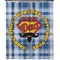 Hipster Dad Extra Long Shower Curtain - 70"x84" (Personalized)