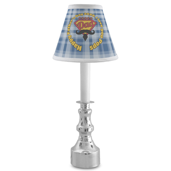 Hipster Dad Small Chandelier Lamp - LIFESTYLE (on candle stick)