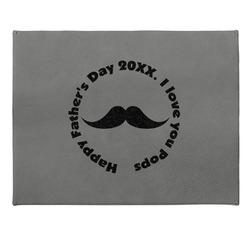 Hipster Dad Gift Boxes w/ Engraved Leather Lid (Personalized)