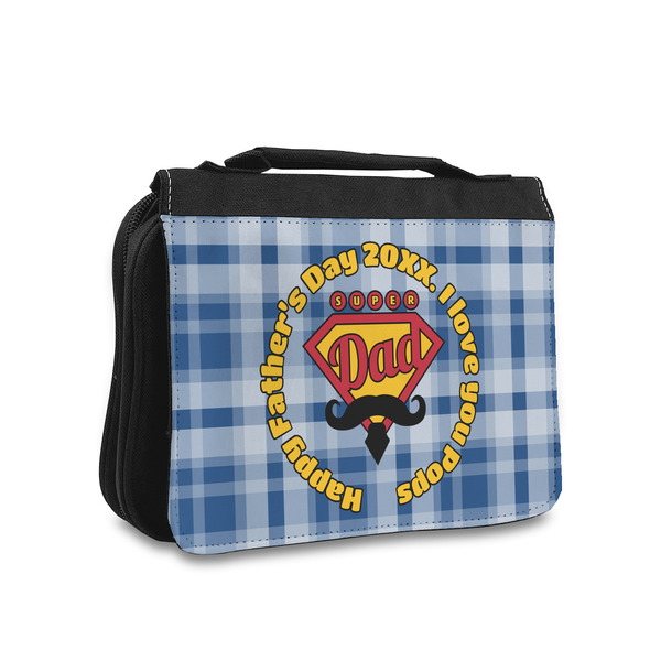 Custom Hipster Dad Toiletry Bag - Small (Personalized)
