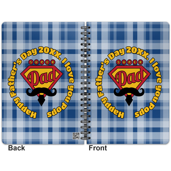 Hipster Dad Spiral Journal 7 x 10 - Apvl