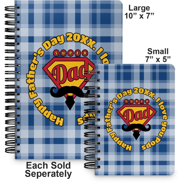 Hipster Dad Spiral Journal - Comparison
