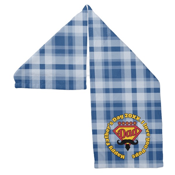 Hipster Dad Sports Towel Folded - Both Sides Showing