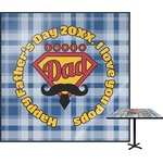 Hipster Dad Square Table Top - 24" (Personalized)