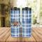 Hipster Dad Stainless Steel Tumbler - Lifestyle