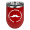 Hipster Dad Stainless Wine Tumblers - Red - Double Sided - Front