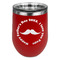 Hipster Dad Stemless Stainless Steel Wine Tumbler - Red - Double Sided (Personalized)