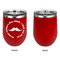 Hipster Dad Stainless Wine Tumblers - Red - Single Sided - Approval
